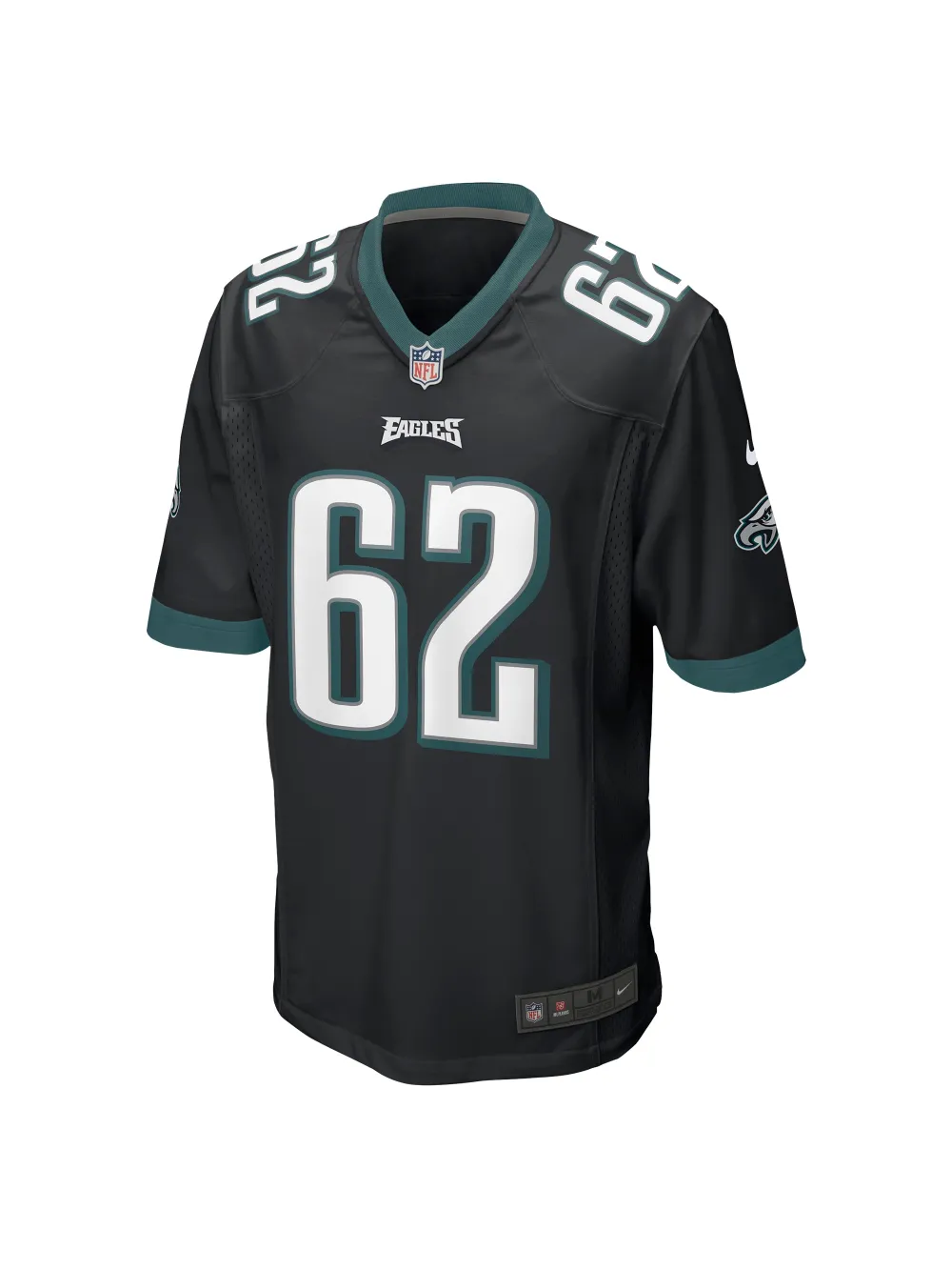 Philadelphia Eagles Jason Kelce Men's Nike Black Game Jersey