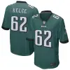 Philadelphia Eagles Jason Kelce Men's Nike Midnight Green Game Jersey