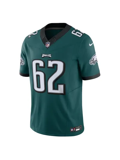 Philadelphia Eagles Jason Kelce Men's Nike Midnight Green Vapor FUSE Limited Jersey 02