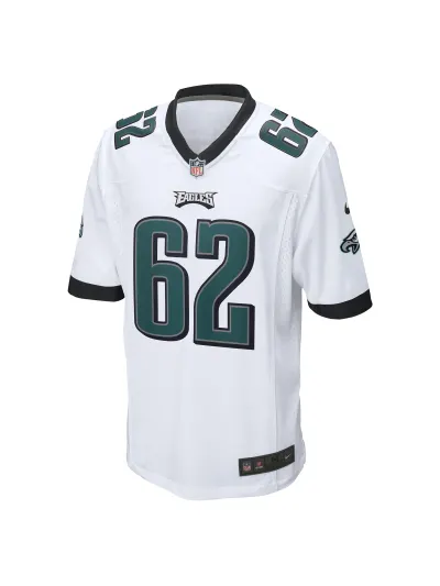 Philadelphia Eagles Jason Kelce Men's Nike White Game Jersey 02