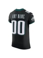 Philadelphia Eagles Men's Nike Black Alternate Vapor FUSE Elite Custom Jersey