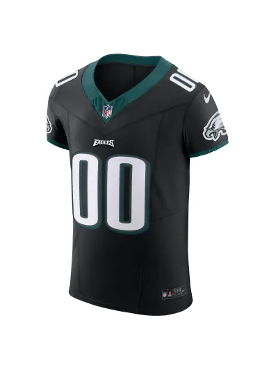 Philadelphia Eagles Men's Nike Black Alternate Vapor FUSE Elite Custom Jersey 02