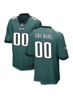Philadelphia Eagles Men's Nike Midnight Green Custom Game Jersey