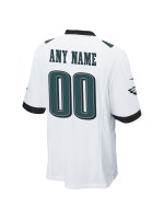 Philadelphia Eagles Men's Nike White Custom Game Jersey