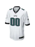 Philadelphia Eagles Men's Nike White Custom Game Jersey