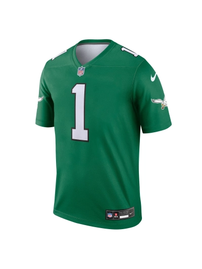 Philadelphia Eagles Youth Jalen Hurts  Nike Kelly Green Game Jersey 02