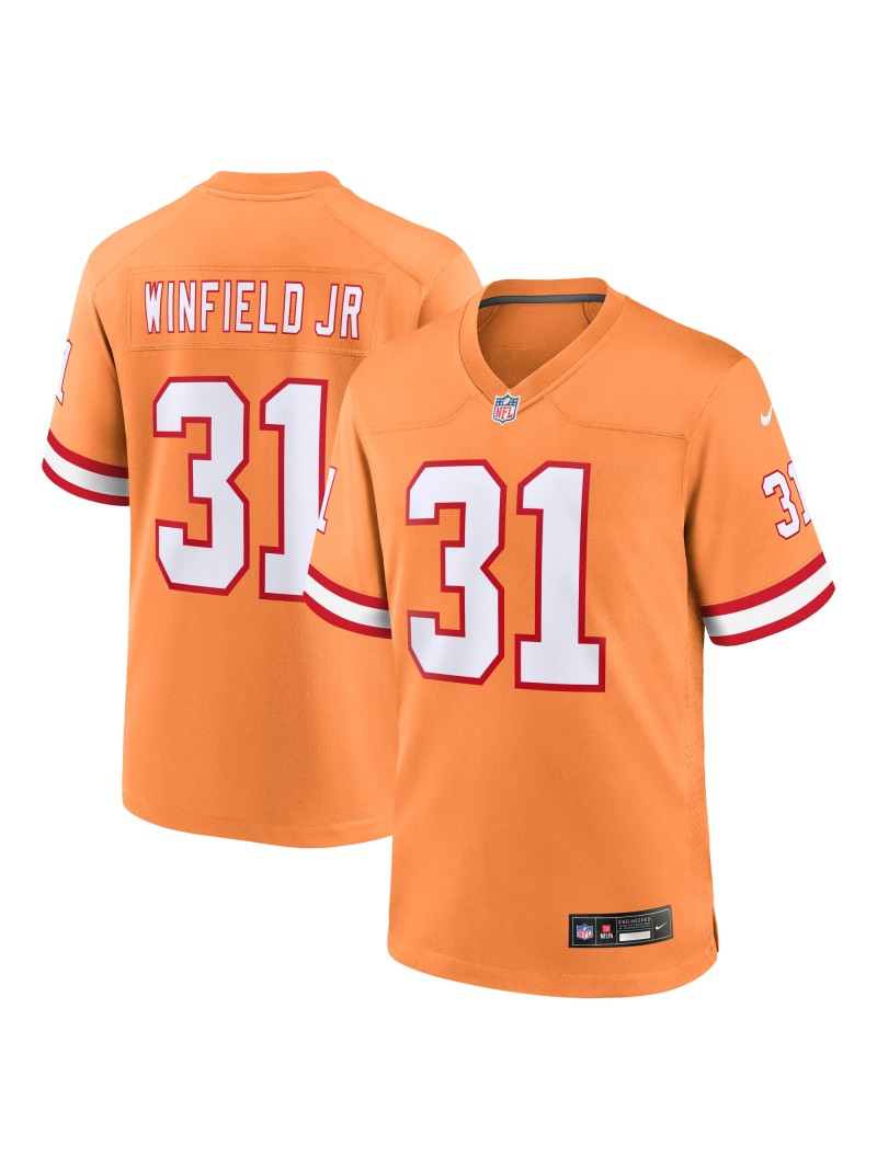 Men's Tampa Bay Buccaneers Antoine Winfield Jr. Nike Orange Retro Game Jersey