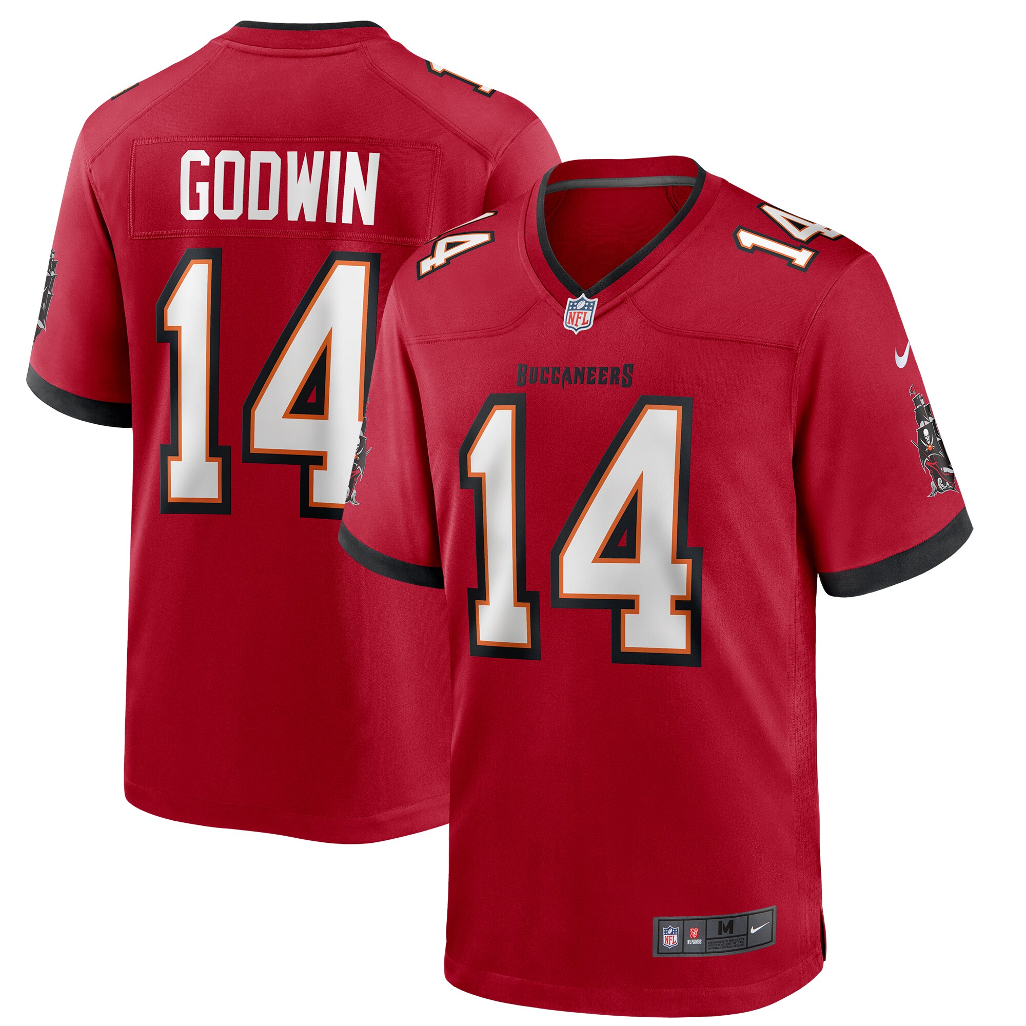 Men's Tampa Bay Buccaneers Chris Godwin Nike Red Game Jersey
