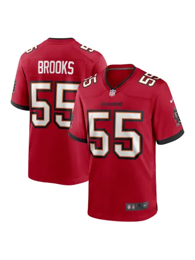 Men's Tampa Bay Buccaneers Derrick Brooks Nike Red Retired Player Game Jersey 01