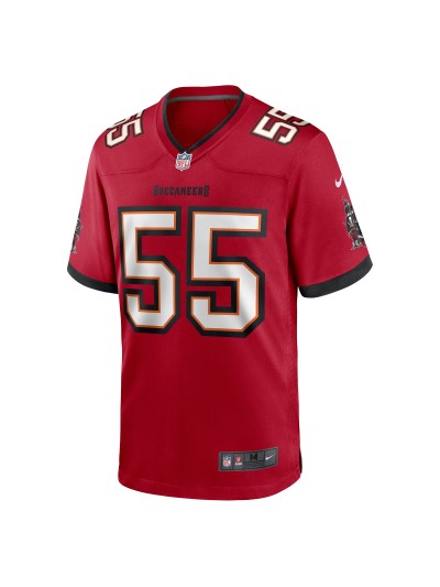Men's Tampa Bay Buccaneers Derrick Brooks Nike Red Retired Player Game Jersey 02