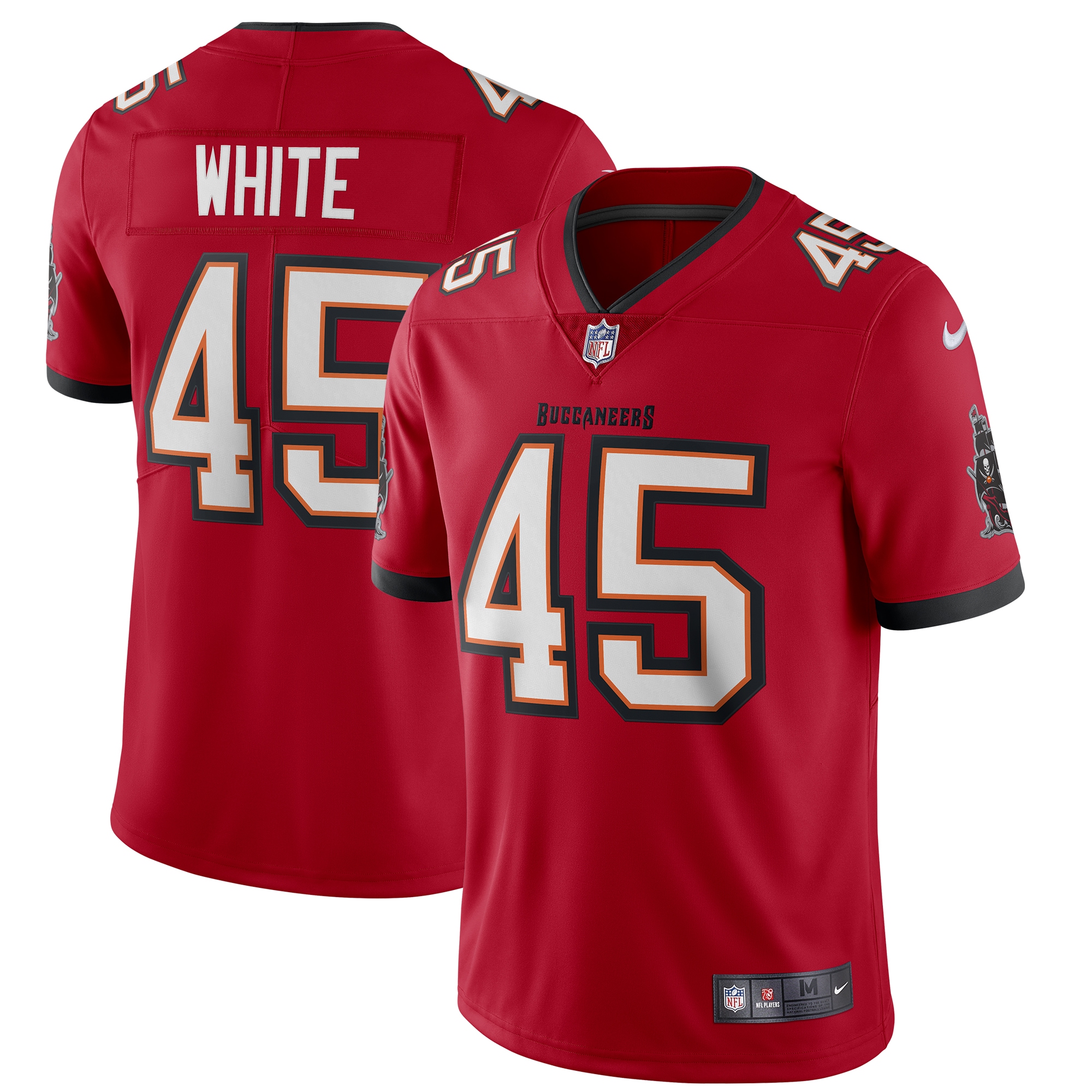 Men's Tampa Bay Buccaneers Devin White Nike Red Vapor Limited Edition Jersey