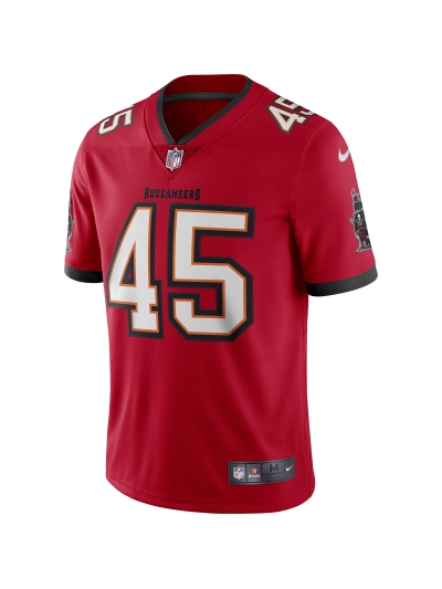 Men's Tampa Bay Buccaneers Devin White Nike Red Vapor Limited Edition Jersey 02