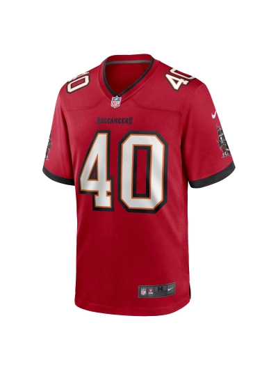 Men's Tampa Bay Buccaneers Mike Alstott Nike Red Retired Players Game Jersey 02