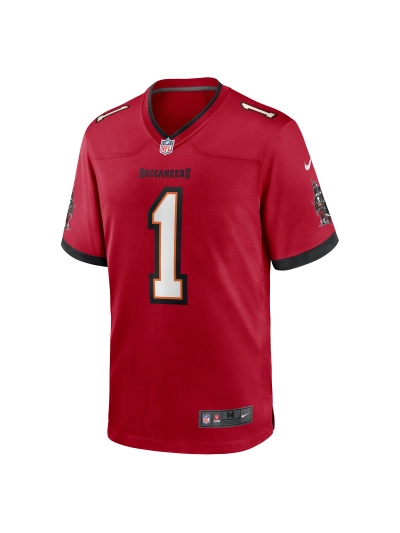 Men's Tampa Bay Buccaneers Rachaad White Nike Red Gamer Jersey 02