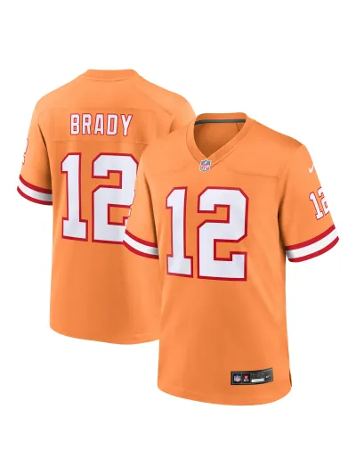 Men's Tampa Bay Buccaneers Tom Brady Nike Orange Vapor FUSE Limited Edition Jersey 01