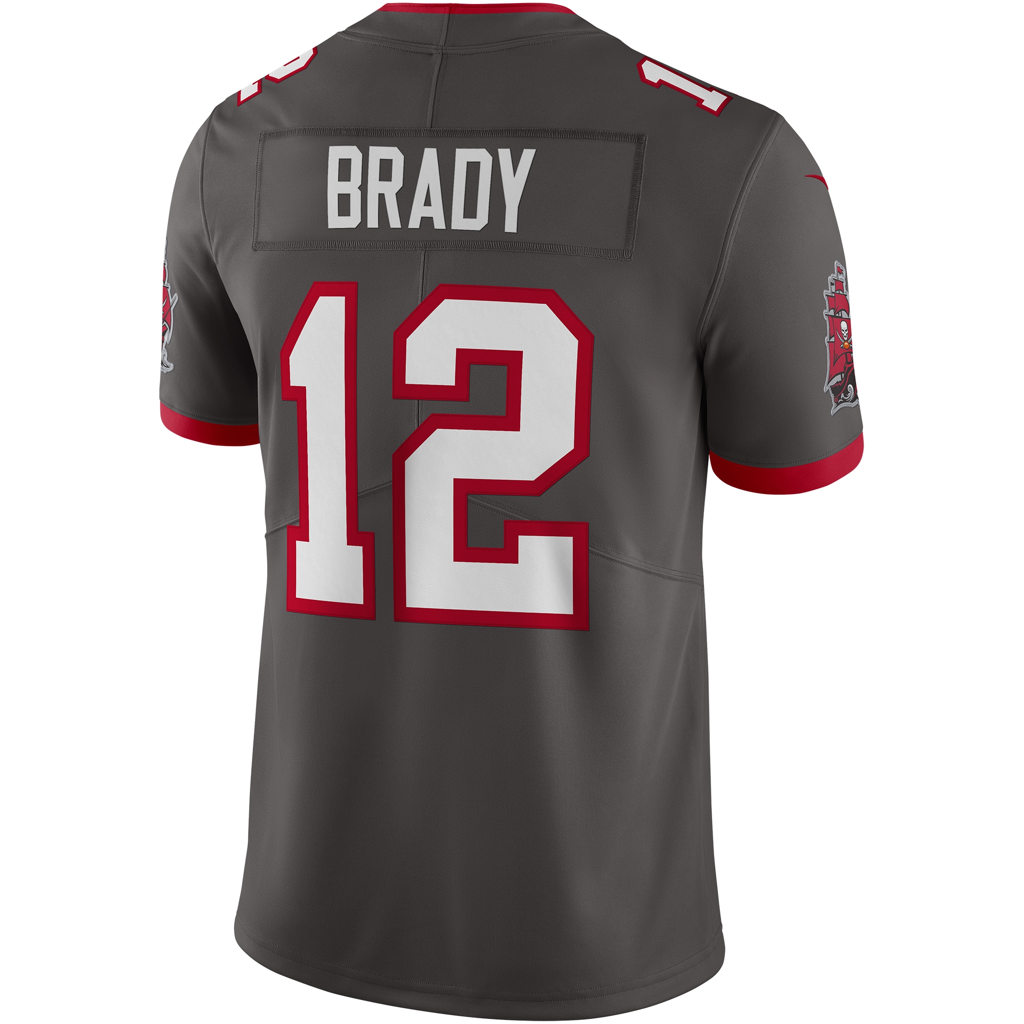 Men's Tampa Bay Buccaneers Tom Brady Nike Pewter Alternate Vapor Limited Edition Jersey