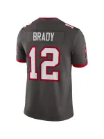 Men's Tampa Bay Buccaneers Tom Brady Nike Pewter Alternate Vapor Limited Edition Jersey