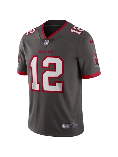 Men's Tampa Bay Buccaneers Tom Brady Nike Pewter Alternate Vapor Limited Edition Jersey 02