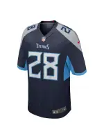 Men's Tennessee Titans Chris Johnson Nike Navy Retired Players Game Jersey