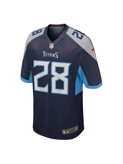 Men's Tennessee Titans Chris Johnson Nike Navy Retired Players Game Jersey 02