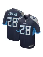 Men's Tennessee Titans Chris Johnson Nike Navy Retired Players Game Jersey