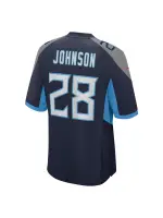 Men's Tennessee Titans Chris Johnson Nike Navy Retired Players Game Jersey