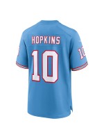 Men's Tennessee Titans DeAndre Hopkins Nike Light Blue Oilers Retro Players Game Jersey