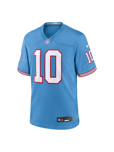 Men's Tennessee Titans DeAndre Hopkins Nike Light Blue Oilers Retro Players Game Jersey 02