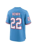Men's Tennessee Titans Derrick Henry Nike Light Blue Oilers Retro Alternate Jersey