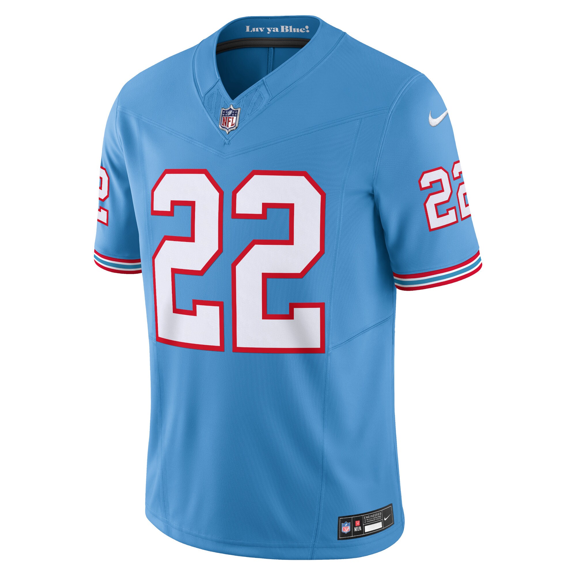 Men's Tennessee Titans Derrick Henry Nike Light Blue Vapor FUSE Limited Jersey