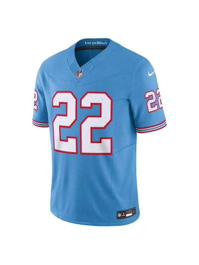 Men's Tennessee Titans Derrick Henry Nike Light Blue Vapor FUSE Limited Jersey 02