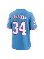 Men's Tennessee Titans Earl Campbell Nike Light Blue Oilers Retro Retired Player Game Jersey