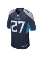 Men's Tennessee Titans Eddie George Nike Navy Game Retired Player Jersey