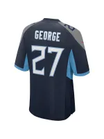 Men's Tennessee Titans Eddie George Nike Navy Game Retired Player Jersey