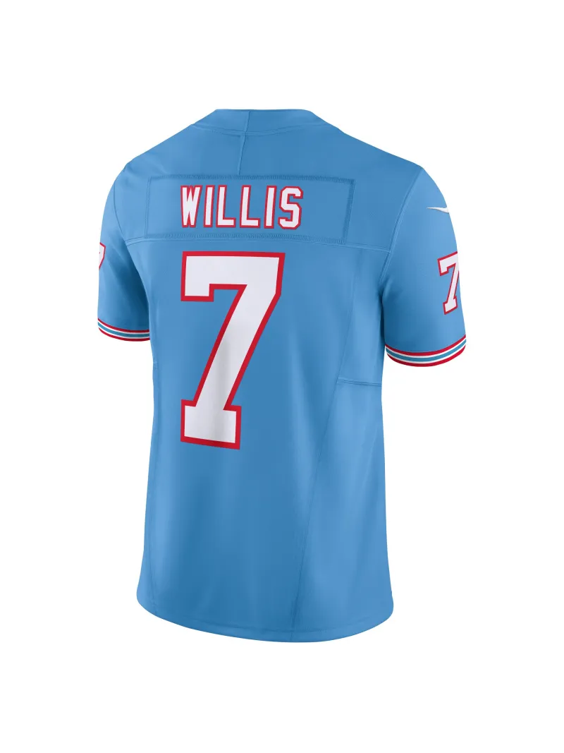 Men's Tennessee Titans Malik Willis Nike Light Blue Vapor FUSE Limited Jersey