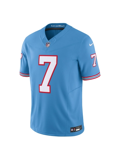 Men's Tennessee Titans Malik Willis Nike Light Blue Vapor FUSE Limited Jersey 02