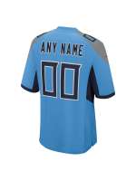 Men's Tennessee Titans Nike Light Blue Alternate Custom Game Jersey