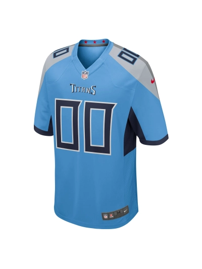 Men's Tennessee Titans Nike Light Blue Alternate Custom Game Jersey 02