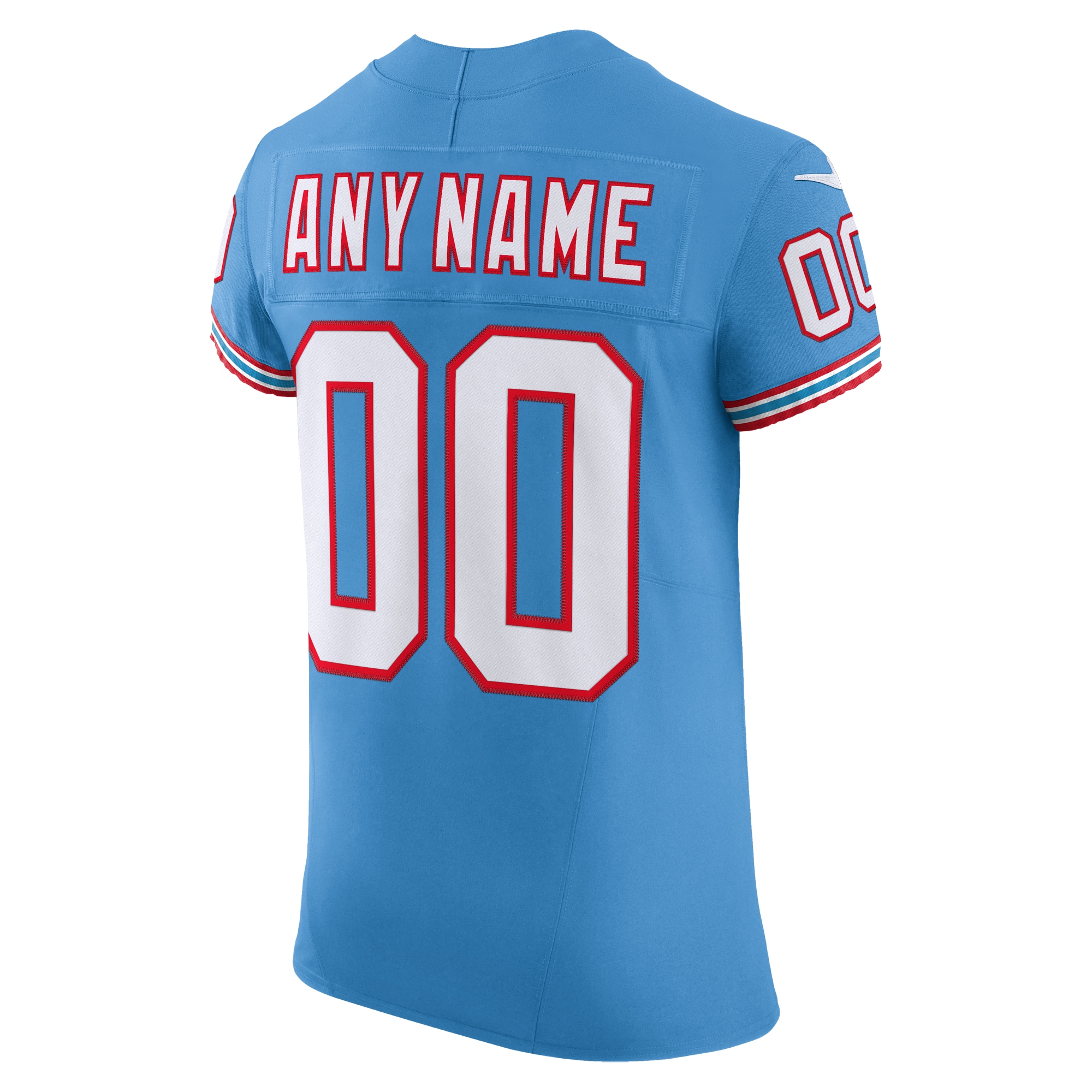Men's Tennessee Titans Nike Light Blue Vapor FUSE Elite Custom Jersey