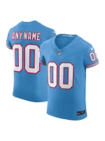 Men's Tennessee Titans Nike Light Blue Vapor FUSE Elite Custom Jersey