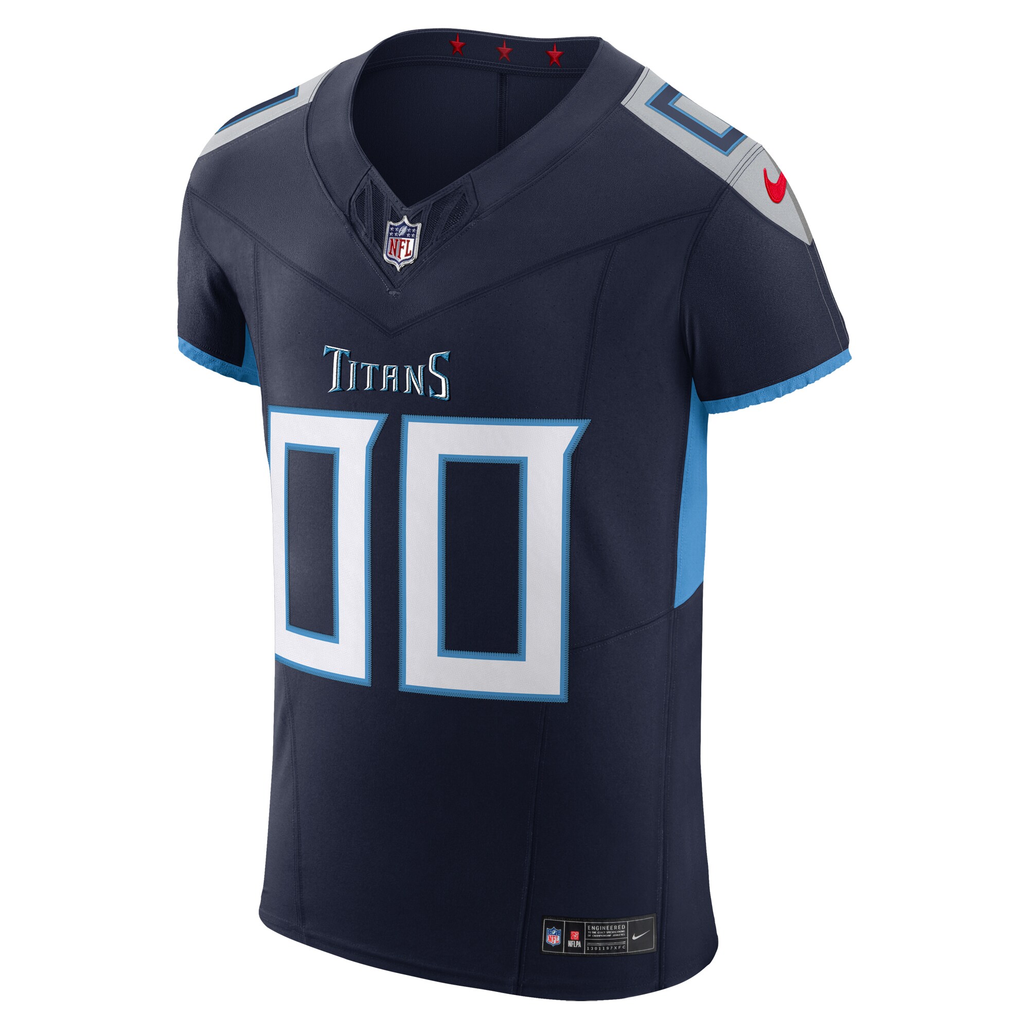 Men's Tennessee Titans Nike Navy Vapor FUSE Elite Custom Jersey
