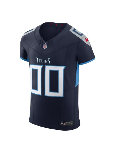 Men's Tennessee Titans Nike Navy Vapor FUSE Elite Custom Jersey 02