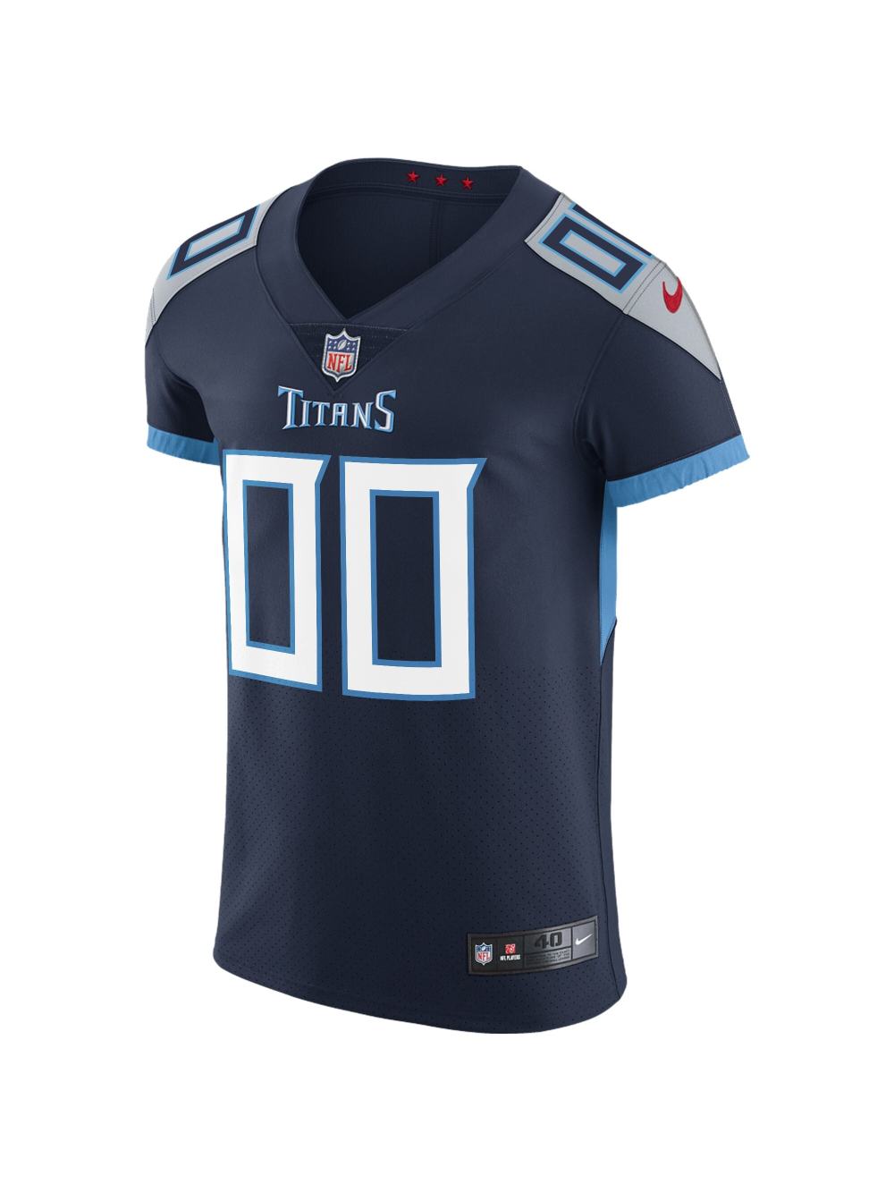 Men's Tennessee Titans Nike Navy Vapor Untouchable Custom Elite Jersey