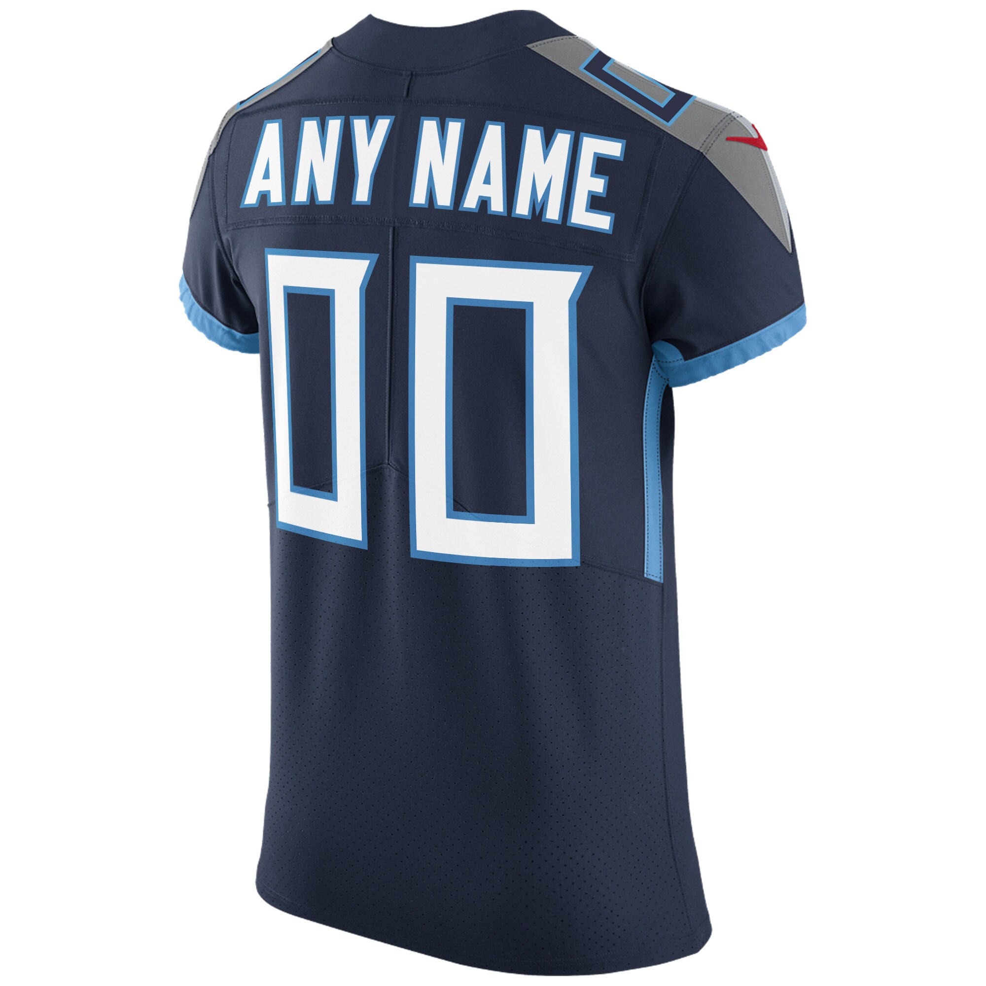 Men's Tennessee Titans Nike Navy Vapor Untouchable Custom Elite Jersey