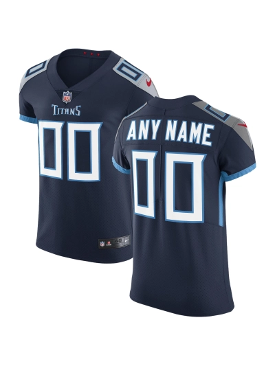 Men's Tennessee Titans Nike Navy Vapor Untouchable Custom Elite Jersey 01