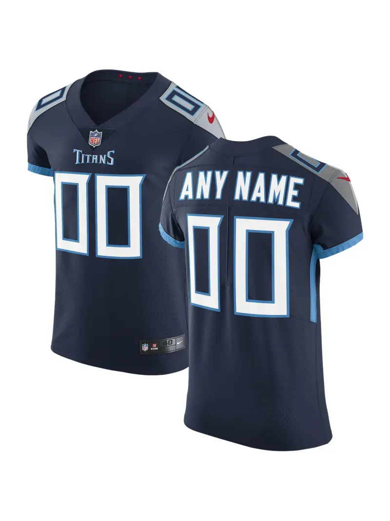 Men's Tennessee Titans Nike Navy Vapor Untouchable Custom Elite Jersey