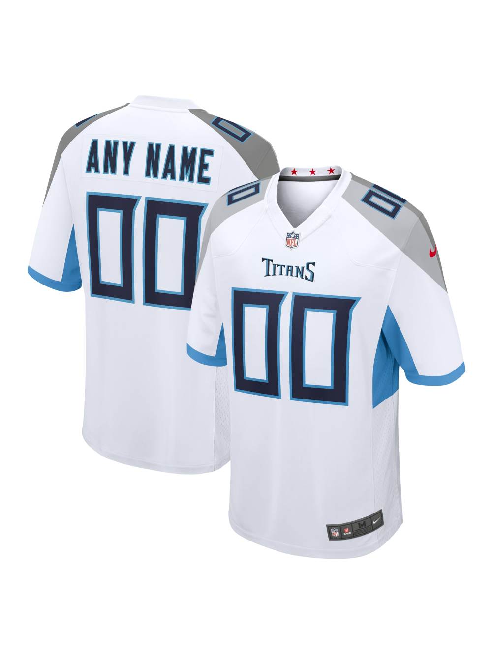 Men's Tennessee Titans Nike White Custom Game Jersey