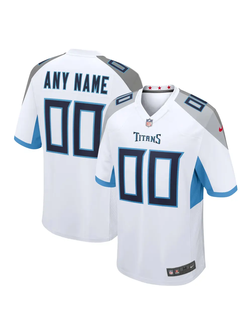Men's Tennessee Titans Nike White Custom Game Jersey