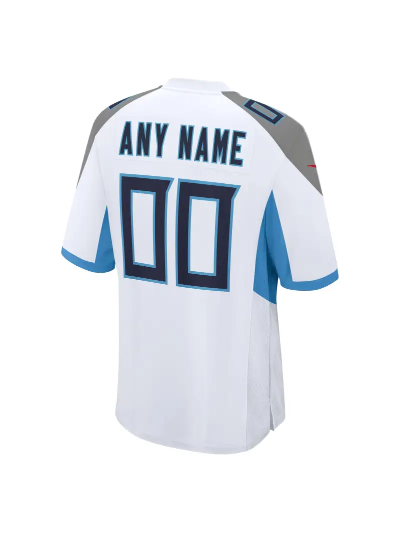 Men's Tennessee Titans Nike White Custom Game Jersey