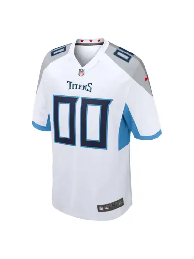 Men's Tennessee Titans Nike White Custom Game Jersey 02